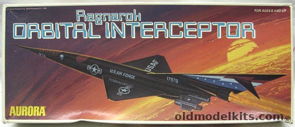 Aurora 1/200 Ragnarok Orbital Interceptor, 251 plastic model kit